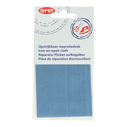 [10210000-027] Opry Reparatiedoek opstrijkbaar 11x25cm - 5st - 027