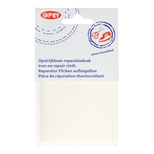 [1021120-0009] Opry Reparatiedoek stevig opstrijkbaar 12x40cm 0009 - 5st