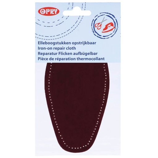 [102285-750] Opry Elleboogstukken opstrijkbaar 16x7,5cm 750