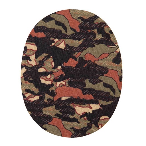 [102274] Knie- en elleboogstukken gevlekt camouflage - 5st