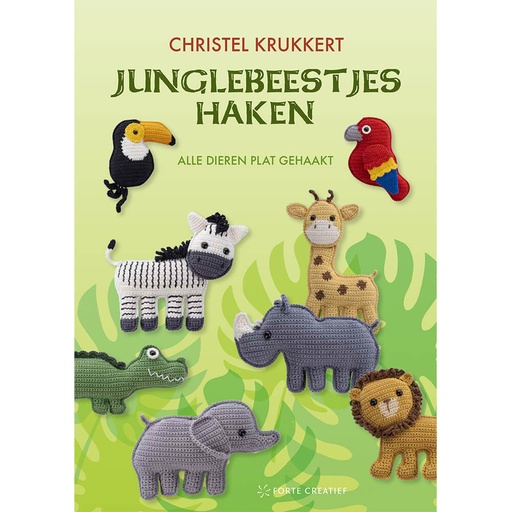 [9999-9859] Junglebeestjes haken - Christel Krukkert - 1st