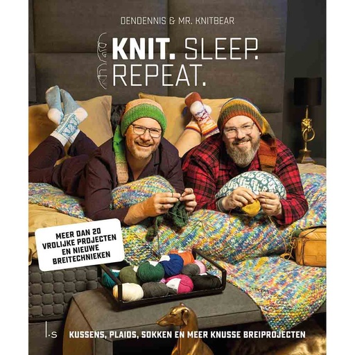 [9999-3532] Sleep, knit, repeat NL - Dendennis & Mr. Knitbear - 1st