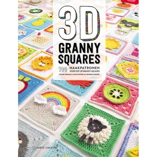 [9999-7854] 3D Granny squares NL - Semaan, Moore en Moore