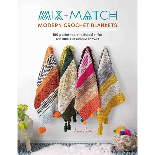 [9999-9858] Mix & Match Modern crochet blankets UK - Esme Crick - 1st