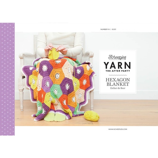 [YTAP14-20NL] Scheepjes YARN The After Party nr.14 Hexagon Blanket NL