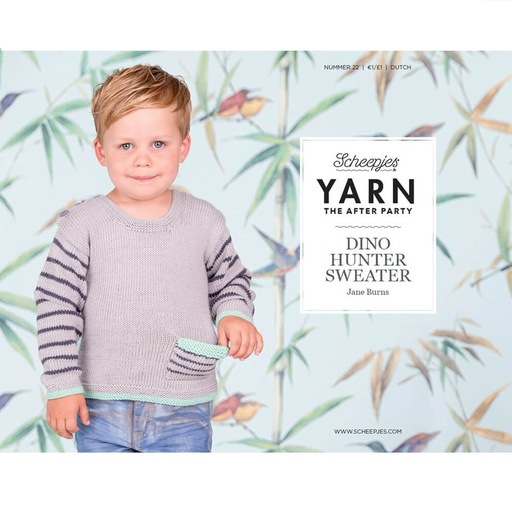 [YTAP22-20] Scheepjes YARN The After Party nr.22 Dino Hunter Sweater 