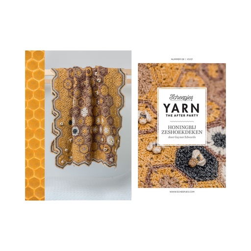 [YTAP08-20NL] Scheepjes YARN The After Party nr.08 Honey Bee Blanket NL