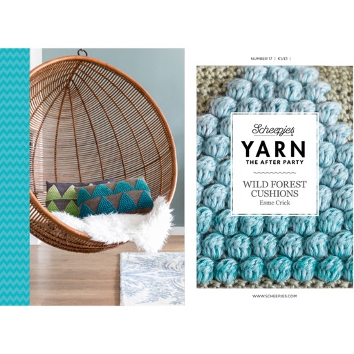 [YTAP17-20NL] Scheepjes YARN The After Party nr.17 Wild Forest Cushions NL