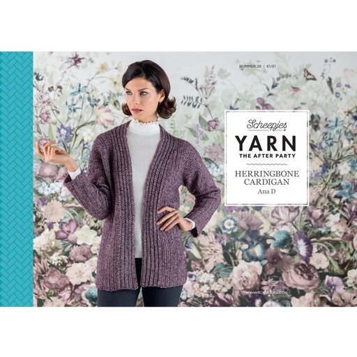 [YTAP29-20] Scheepjes YARN The After Party nr.29 Herringbone Cardigan 