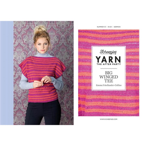 [YTAP33-20] Scheepjes YARN The After Party nr.33 Big Winged Tee 