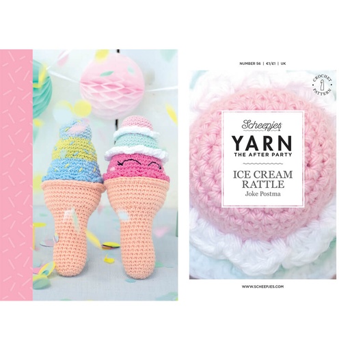 [YTAP56-20UK] Scheepjes YARN The After Party nr.56 Ice Cream Rattle UK