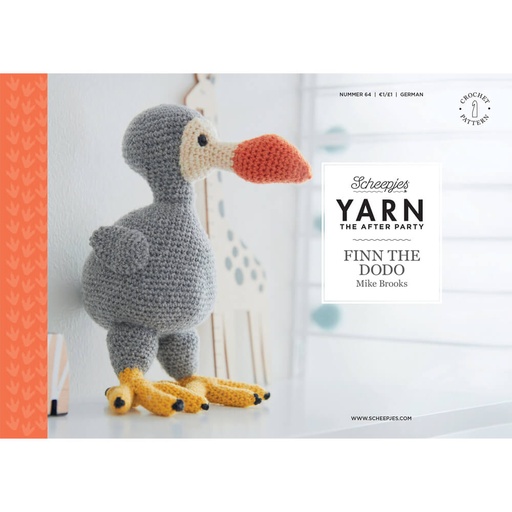 [YTAP64-20] Scheepjes YARN The After Party nr.64 Finn the Dodo 