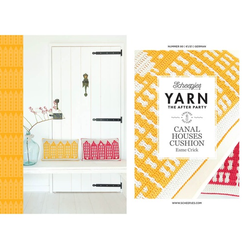 [YTAP80-20] Scheepjes YARN The After Party nr.80 Canal Houses Cushion 