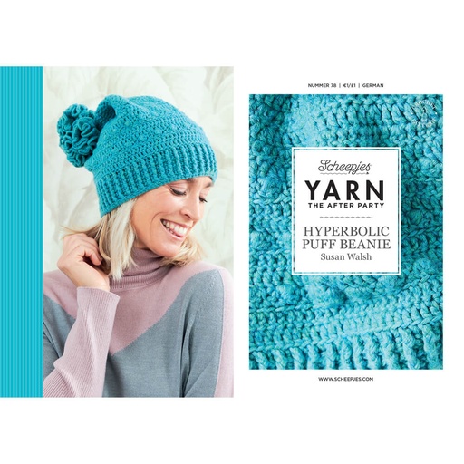 [YTAP78-20] Scheepjes YARN The After Party nr.78 Hyperbolic Puff Beanie 