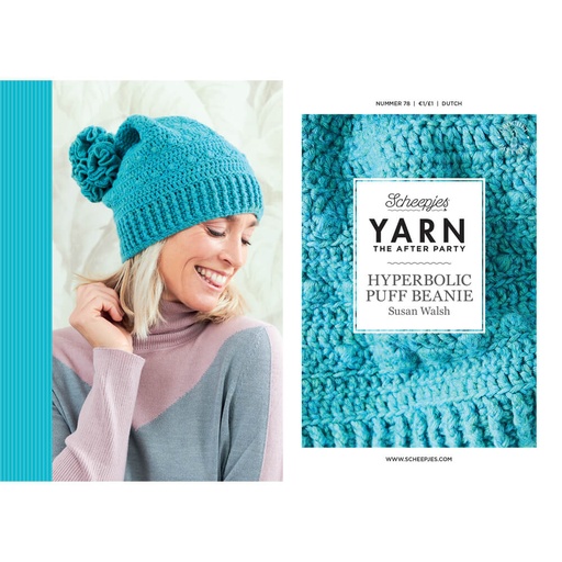 [YTAP78-20NL] Scheepjes YARN The After Party nr.78 Hyperbolic Puff Beanie NL