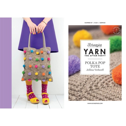 [YTAP97-20] Scheepjes YARN The After Party nr.97 Polka Pop Tote 