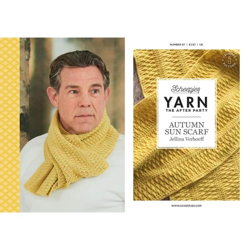 [YTAP87-20UK] Scheepjes YARN The After Party nr.87 Autumn Sun Scarf UK