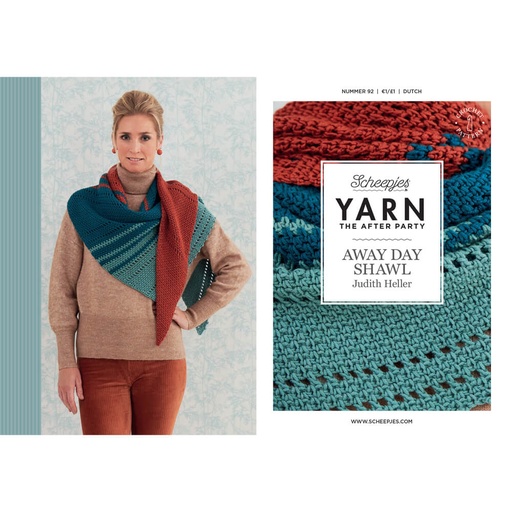 [YTAP92-20NL] Scheepjes YARN The After Party nr.92 Away Day Shawl NL