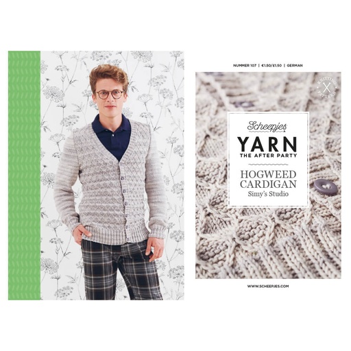 [YTAP107-20] Scheepjes YARN The After Party nr.107 Hogweed Cardigan 