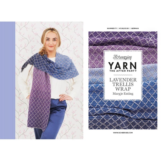 [YTAP71-20] Scheepjes YARN The After Party nr.71 Lavenr Trellis Wrap 