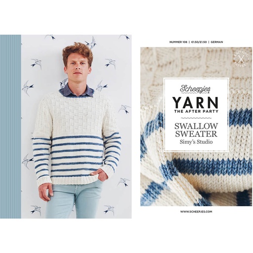 [YTAP108-20] Scheepjes YARN The After Party nr.108 Swallow Sweater 