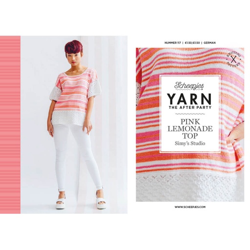 [YTAP117-20] Scheepjes YARN The After Party nr.117 Pink Lemona Top 