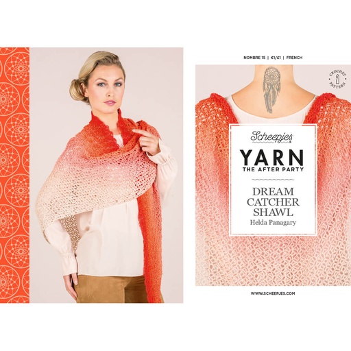 [YTAP15-20FR] Scheepjes YARN The After Party nr.15 Dream Catcher Shawl FR