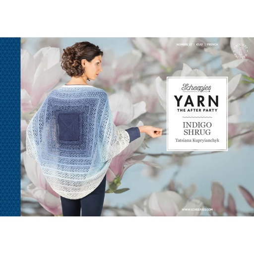 [YTAP27-20FR] Scheepjes YARN The After Party nr.27 Indigo Shrug FR