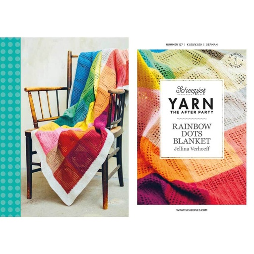 [YTAP127-20] Scheepjes YARN The After Party nr.127 Rainbow Dots Blanket 