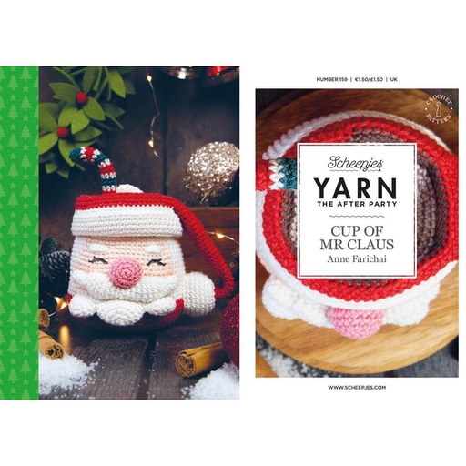 [YTAP159-20UK] Scheepjes YARN The After Party nr.159 Cup of Mr Claus UK