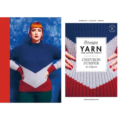 [YTAP130-20] Scheepjes YARN The After Party nr.130  Chevron Jumper 