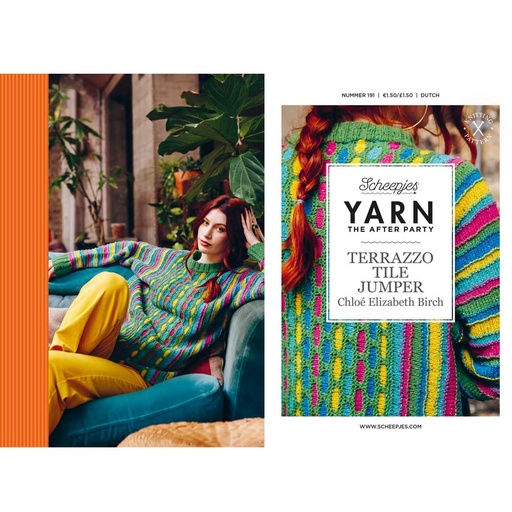 [YTAP191-20NL] Scheepjes YARN The After Party nr.191 Terrazzo Tile Jumper NL