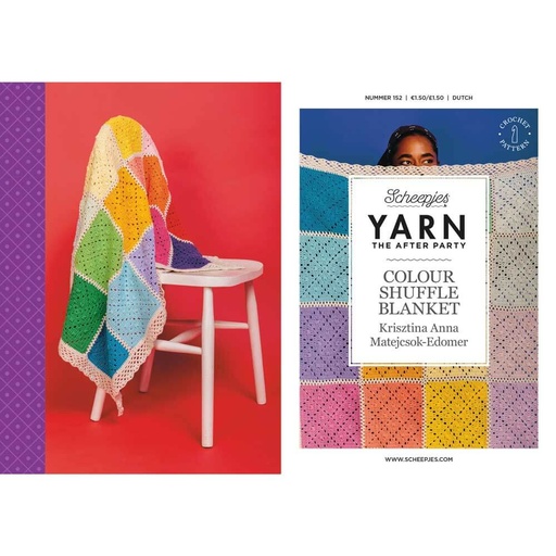 [YTAP152-20NL] Scheepjes YARN The After Party nr.152 Colour Shuffle Blanket NL