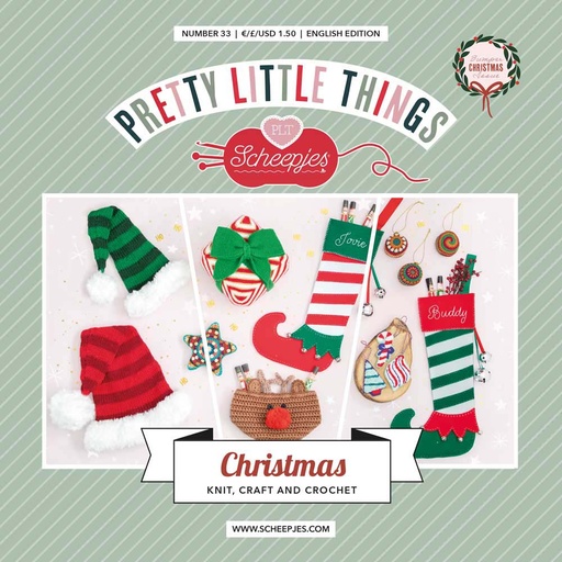 [PLT33-20UK] Scheepjes Pretty Little Things nr.33 Christmas - UK