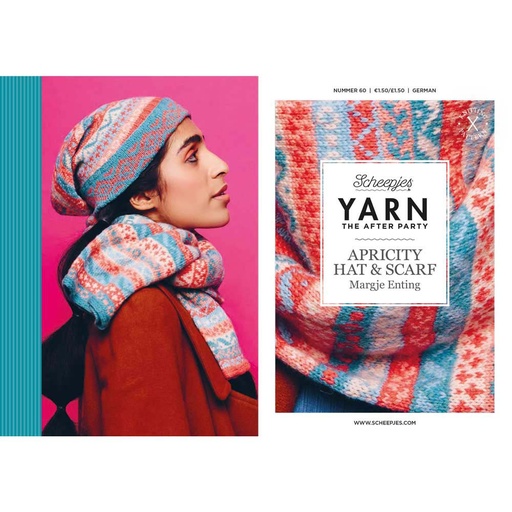 [YTAP60-20] Scheepjes YARN The After Party nr.60 Apricity Hat & Scarf 