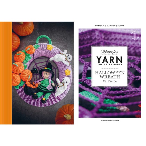 [YTAP76-20] Scheepjes YARN The After Party nr.76 Halloween Wreath 