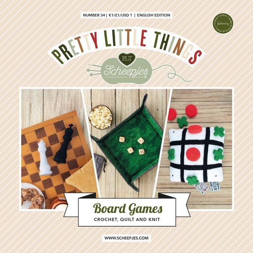 [PLT34-20UK] Scheepjes Pretty Little Things nr.34 Board Games - UK