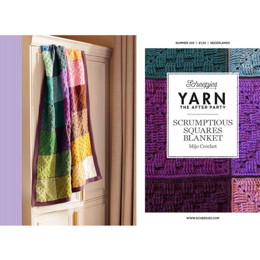 [YTAP203-05NL] Scheepjes YARN The After Party Scrumptious Squares Blanket NL