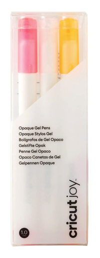 [2009380] Cricut Joy • Opaque Gel pens 3-pack 1,0 (White, Pink, Orange)