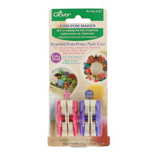 [CL3127] Clover Pom pom maker 20-25mm