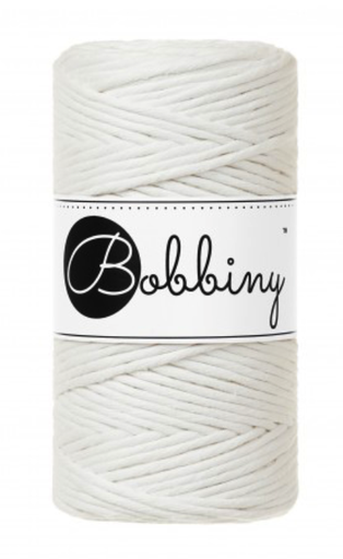 Macrame Cord 3mm White