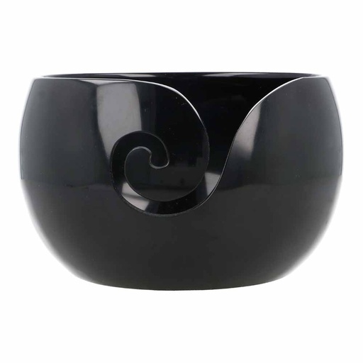 [23350] Yarn bowl zwart metallic 15x9cm