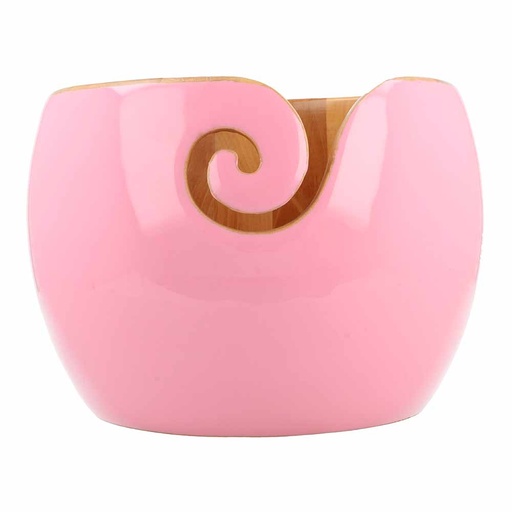 [23354] Yarn bowl Afrikaans sandelhout roze 17,5x12cm 