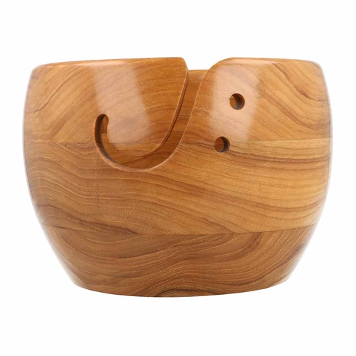 [23368] Yarn bowl mangohout 17,5x12cm 