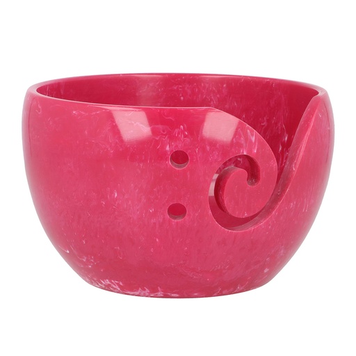 [78560] Yarn bowl parelmoer effect 13x8cm roze