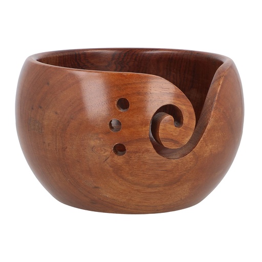 [95112] Yarn bowl massief rozenhout 15x10cm