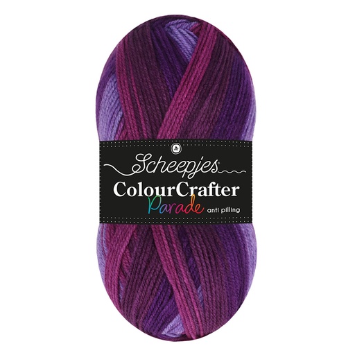 [1684-407] Scheepjes Colour Crafter Parade 100g - 407 Purple Blend